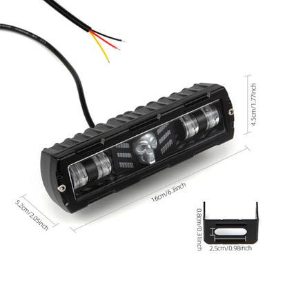 6-Inch Off-Road Vehicle Modified Led External Warning Light Motorcycle Universal High-Brightness Flashing Spotlight Work Light For Trucks Atv Utv Boats(Style A) - style: Style A