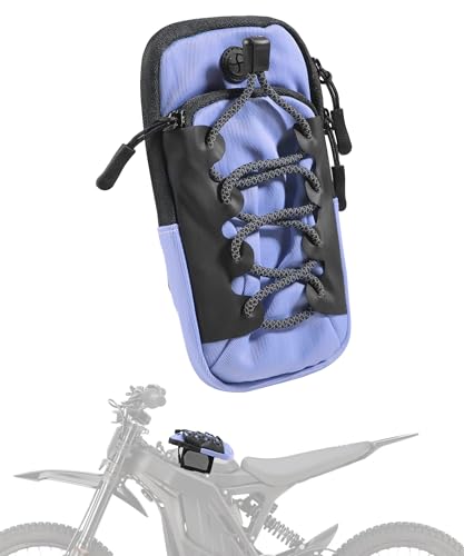 Dirt Bike Frame Bag,Motorcycle Frame Bag,Car Accessories Powersports Gear Bags,Universal Electric Vehicle Front Bags,Ebike Accessories,Suitable for Most Motorcycles,Dirt Bike (Purple) - color: Purple
