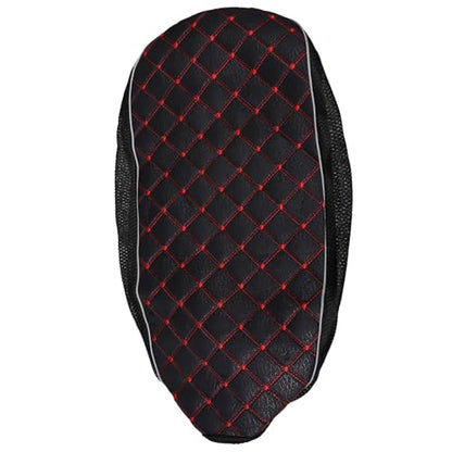 GALPADA Breathable Motorcycle Seat Cover Cushion with Elastic Edge Linen Mesh Shock-Absorbing Pad Protector Sunscreen Anti-Slip Seat Cushion for Motorbikes Four-Season Saddle Cover