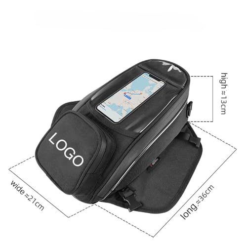 For Monkey 125 DAX ST 125 2025 2024 2023-2018 Accessories Fuel tank bag Motorcycle fuel tank bag Tank bag Travel fuel tank bag Waterproof large capacity navigation bag (Monkey125) - color: Monkey125