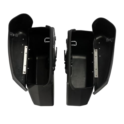 Motorcycle Leather Detachable Saddlebags Fit for Harley Softail FatBoy Breakout 114 FLFB FLFBS FXBR 2018-2024