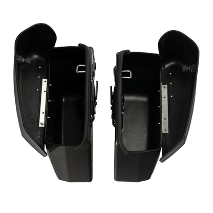 Motorcycle Leather Detachable Saddlebags Fit for Harley Softail FatBoy Breakout 114 FLFB FLFBS FXBR 2018-2024