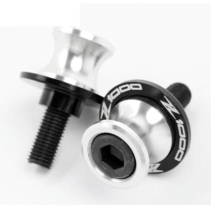 Motorcycle Accessories for Z1000 2003-2013 2012 2011 2010 CNC 10MM Swingarm Spools Slider Stand Screws-Silver - color: Silver