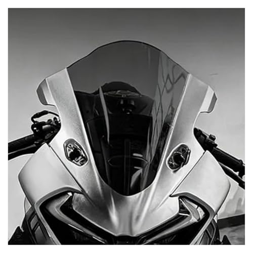 Motorcycle Windshield Windscreen for 675SR-R 675SR R, Motorcycle Windshield Accessories Front Spoiler Wind Deflectors - color: Silver Grey A