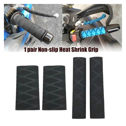 Motorcycle Heat Shrinkable Non-Slip Handle Rubber Sleeve Handlebar Covers for BM&W R1250GS R1200GS LC ADV F750GS F850GS F900R Handlebars Grips - color: Full set-Red