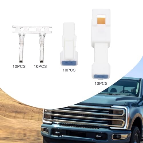 10 Sets 2 Pin JST Connector Socket Plug Male Female Mini Waterproof Housing 02T/02R-JWPF for Automobile Wiring Harness Plug
