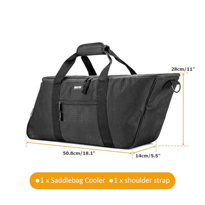 Mofun Motorcycle Saddlebag Cooler Waterproof Saddle Bag Insert Cooler Saddlebag Liner Bag Compatible with Harley Touring Street Road Electra Glide Road King with Hard Saddlebags, 1993-2025
