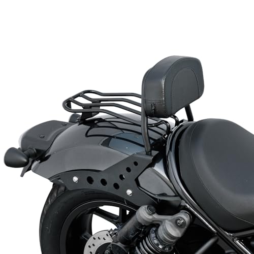 Sissy Bar Backrest for Rebel CMX 1100 2021-2024 2025 2026 Detachable Rider Passenger Back Rest Cushion Pad