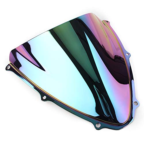 Motorcycle Windshield Fits uzuki GSXR 600/750 2006-2007 K6, Deep Iridium - color: Deep-Iridium