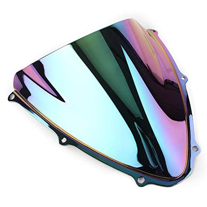 Motorcycle Windshield Fits uzuki GSXR 600/750 2006-2007 K6, Deep Iridium - color: Deep-Iridium