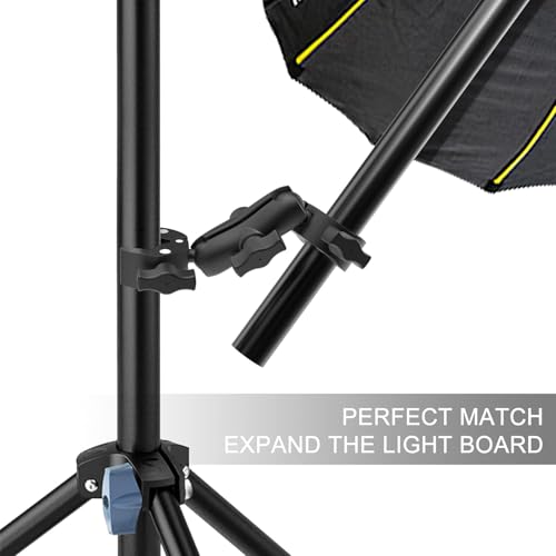 PellKing Camera Motorcycle Mount for Insta360 X5/X4/X3/X2,Double Super Clamp Mount Umbrella clamp Holder for Monitor Bracket Magic Socket Arm with 1/4 Thread for Moto Bike Bicycle Handlebar