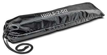 Tool 83 Piece Set with Roll-Up Pouch, Wrenches, Pliers, Work Light, Sockets, and Bits for Motorcycle, Car, Truck, ATV - 240119