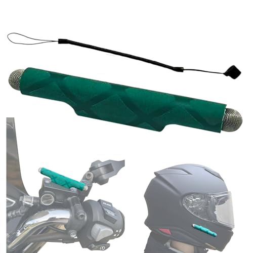 Motorcycle Stylus Pen, Magnetic Stylus for Phone and Tank, Glove-Compatible Touchscreen Pen, Helmet Mount Plate, Anti-Drop Strap, Strong Magnetic Hold, Tank Protective Film, 5 Colors - color: green