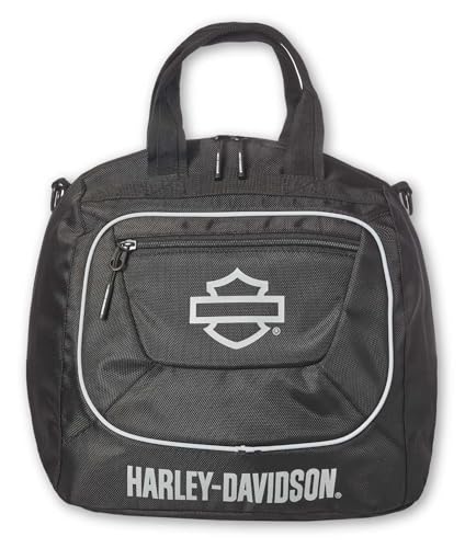 Harley-Davidson Classic Bar & Shield Logo Helmet Bag, Rugged Polyester Black