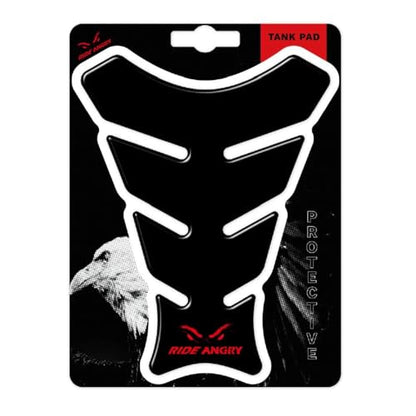 Ride Angry Premium Motorcycle Tank Pad (Black, Small) - color: Black, size: Small
