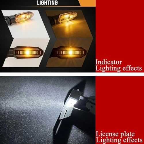 CB750 Fender Eliminator Kit Compatible with 2023-2025 CB750 & CB 750 Hornet Tail Tidy License Plate Holder with Turn Signals Rear & LED License Plate Light (Smoke Turn Signals Light)