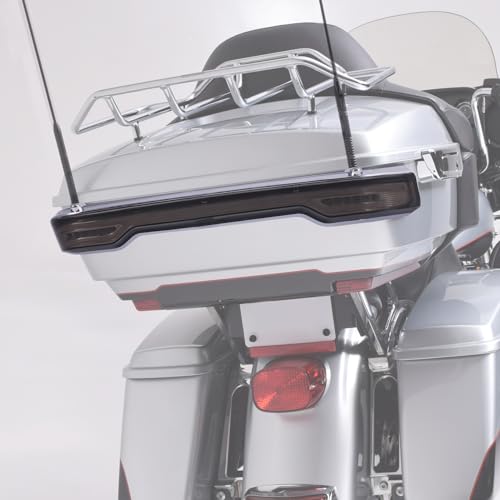 TCMT King Trunk Sequential Dynamic Flowing LED Tail Light Assembly Wiring Harness Fits For Harley Touring Road King Road Street Electra Glide Tri Glide Ultra Limited 2014-2025 Smoke Len - color: Smoke Lens Chrome Housing B, size: Light Set(17 Funtions)