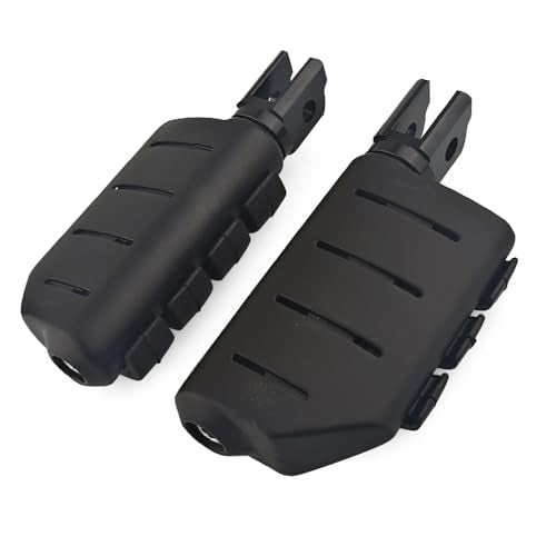 Matte Black Front Rider Foot Pegs Compatible with Harley Softail Breakout Street Bob Sport Glide Low Rider FXST 2018-2023 - color: Matte Black, size: Rider Pegs