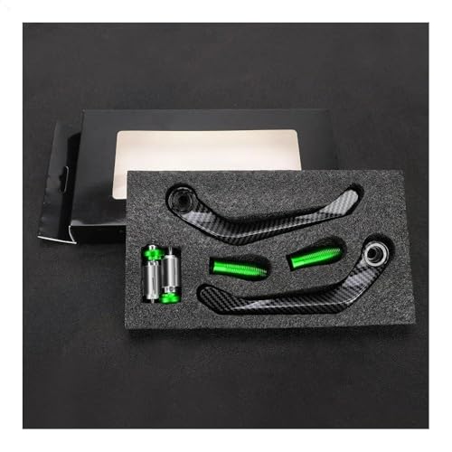 Motorcycle Protector for FZR 400 RR FZR400RR 1991 1992-1995 Motorcycle Levers Guard Clutch Handlebar Grips End Protector - color: Green