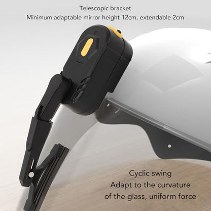 Motorcycle Helmet Wiper, Electric Rechargeable Universal Visor Wiper for Motorcycle Helmets with Adjustable Speed and Weatherproof Design