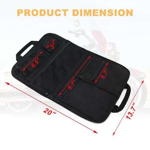 Tour Pack Trunk Lid Organizer Bag Pouch Fit for Street Glide Road King Road Glide Electra Glide Touring Travel