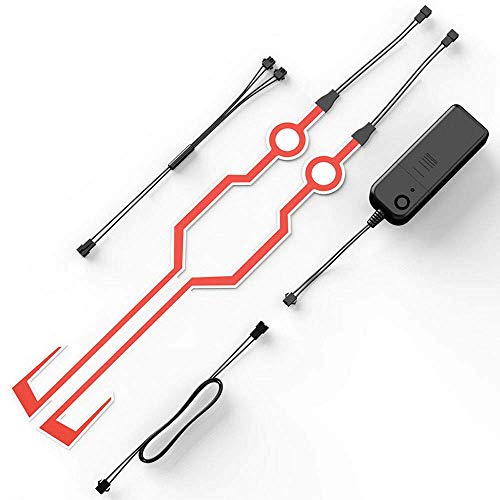 Light Strip For Motorcycle Helmet DIY Night Signal Light Luminous Stripe Sticker Motorcycle Light Strip Luminous Stickers Night Super brightness Water Resistant