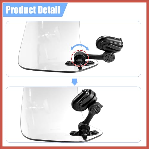 ACROPIX 37cm Motorcycle Windshield Motorcycle Wind Deflector Clear Lens Adjustable Clip Windshield Extension Universal Fit for Most Motorcycle Scooter Car Parts