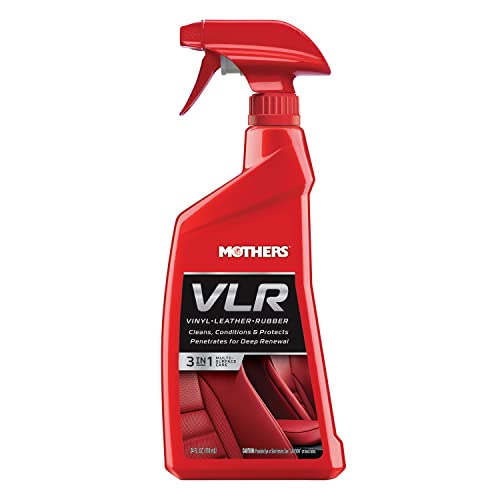 Mothers VLR Vinyl-Leather-Rubber Care, 24 oz. — Cleans, Conditions & Protects In One Step – pH Balanced Formula with Neatsfoot Oil & Lanolin To Protect Against Drying, Fading & Cracking (06524) - size: 24 oz.