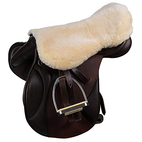 HORZE Harleigh Sheepskin Seat Warmer - size: Medium