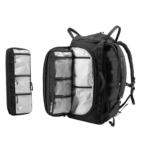 TecPouch 6L - Black | Technician Tool Pouch, Utility Organizer, Compact Rope Bag for Workstations, Emergency Response, and Quick-Access Gear Storage - size: 6 L