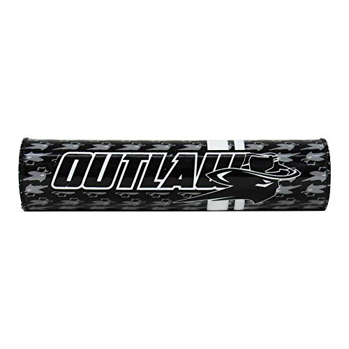 Outlaw Racing Bike Handlebar Pad Cushion for Crossbar - Fits Atv'S Motorcycles and Dirt Bikes – Handlebar Protector Pad – Approx. 8.9-Inch-Long Black - color: Black