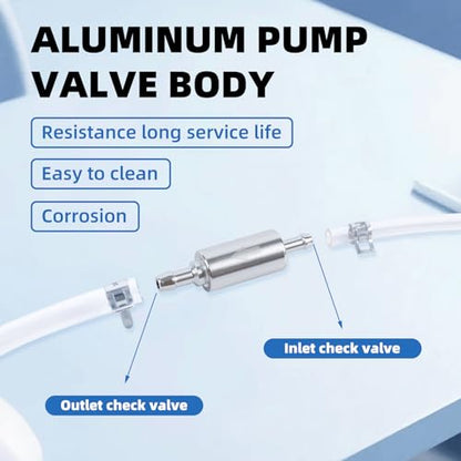 2 Pcs Brake Bleeder Hose - One Way Check Valve Tube Bleeding Tool Kit for Car Motorcycle Clutch,Universal Brake Fluid Bleeder Kit,Soft Tube with Metal Clips,Car Clutch Fluid Replacement Hose