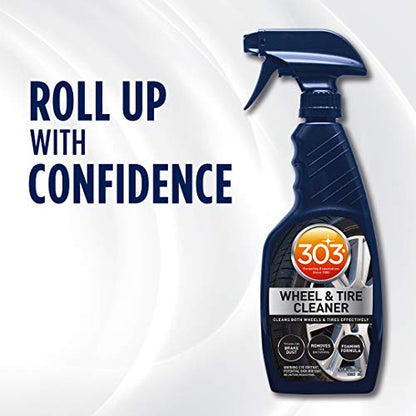 303 Products Wheel and Tire Cleaner - Cleans Both Wheels and Tires Effectively - Tough on Brake Dust - Removes Tire Browning - Foaming Formula, 24 fl. oz. - size: 24 Fl Oz (Pack of 1)