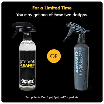 XPEL Interior Cleaner 16 oz - Premium Multi-Surface Detailing for Leather, Vinyl & Plastic - Advanced Formula, Gentle Yet Powerful, Refreshing Scent - Convenient Spray Bottle for Precision Cleaning - style: Interior Cleaner 16 oz