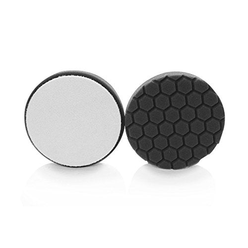 Chemical Guys BUFX_106_HEX4 Hex-Logic Finishing Pad, Black (4.5 Inch Pad Made for 4 Inch Backing Plates), 1 Pad Included - size: 4.5 Inch Pad (1 Pack), style: Finishing Pad