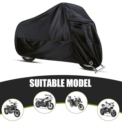 Shakas Motorcycle Jersey, 190T Polyester All Season Body Protector, Snap-on Fixed Multi-functional Portable Accessory, Universal Fit for Most Motorcycle Scooters (Black)