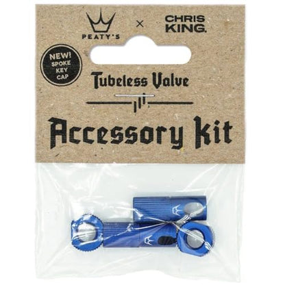 Peaty's x Chris King MK2 Tubeless Valve Accessory Kit by Peaty's - color: Navy