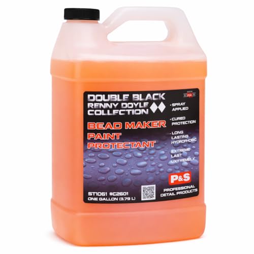 P&S Bead Maker Paint Sealant – Easy Spray & Wipe Protectant for Cars, Boats & RVs – Hydrophobic Gloss & UV Protection – Safe for All Surfaces - 1 Gallon - size: 1 Gallon