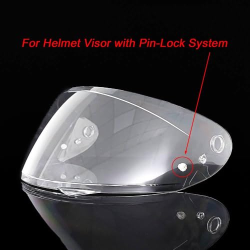 C10 Helmet Visor Anti-Fog Film for HJC HJ-34P, Motorcycle Helmet Shield Anti-Fog Insert, Helmet Lens Fog-Resistant Sticker for Clear Vision