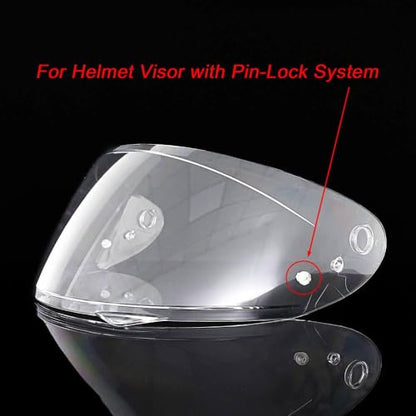 C10 Helmet Visor Anti-Fog Film for HJC HJ-34P, Motorcycle Helmet Shield Anti-Fog Insert, Helmet Lens Fog-Resistant Sticker for Clear Vision