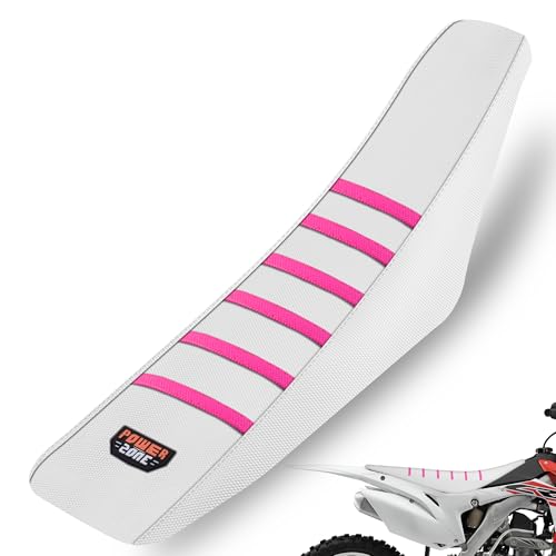 Dirt Bike Seat Cover White - Universial Motorcycle Seat Cover for Dirt Bike - Motorcycle Motorcross Enduro Seat Covers Cushions (Pink) - color: Pink