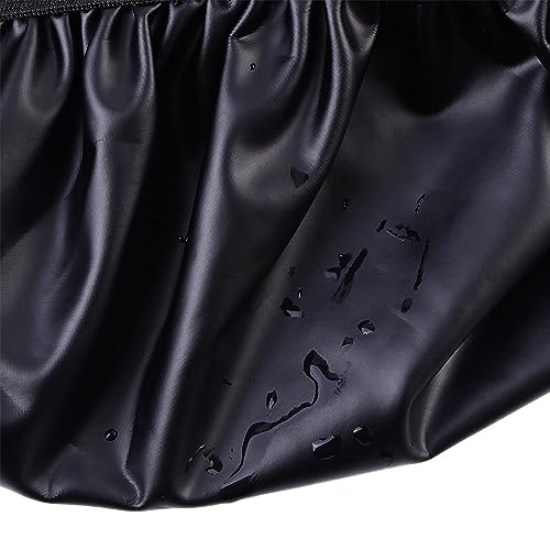 Leadigol Motorcycle Seat Cover,PU Leather Waterproof Breathable Electric Vehicle Black Motorbike Seat Protector Scooter Sun Pad Dust Protector Rainproof Waterproof Sunscreen Cushion Cover