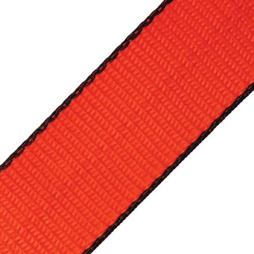 VULCAN Wheel Dolly Tire Harness with Universal O-Ring - 2 Inch x 96 Inch - 4 Pack - PROSeries - 3,300 Pound Safe Working Load - Straps Only - Ratchets Sold Separately - color: PROSeries Orange