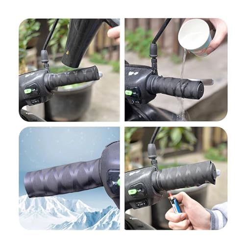 for BM&W R1250GS Adventure R1200GS LC F800GS F850GS Motorcycle Heat Shrinkable Non-Slip Handle Sleeve Handlebar Covers Handlebars Grips - color: Blue Handle