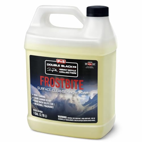 P&S Professional Detail Products Frostbite Surface Cleanse Snow Foam – High Foaming Car Shampoo, Lifts Dirt & Contaminants, Safe for All Paint & Finishes, Perfect for Cannon Use - 1 Gallon - size: 128 Fl Oz (Pack of 1)