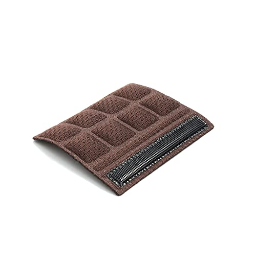 6PCS Chin Pads Foam Pad Set Strap Padding Replacements Universal Cushion Mats for Cycling Bike Bicycle Motorcycle Road Racing Riding Helmet - color: Brown 6PCS