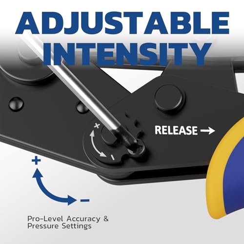 haisstronica Crimping Tool For Heat Shrink Connectors-AWG 26-10 Ratchet Wire Terminal Crimper-Ratcheting Crimper Tools-Available For Insulated Nylon Connectors and Electrical Wire Connectors HS-8327