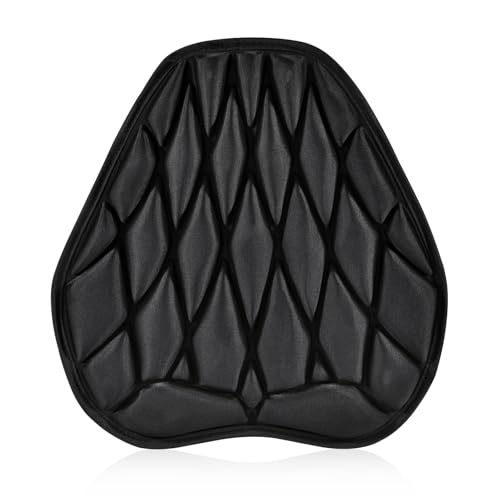 SaferCCTV Motorcycle Seat Cover ATV Padded Seat Protector,Motorcycle Seat Cushion Air Cooling 3D Motorcycle Seat Pad(New Size L) - size: New Size L