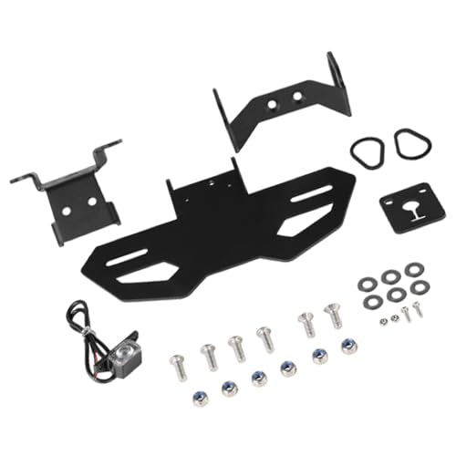 MACHSWON Motorcycle Number License Plate Bracket LED Light, Compatible with Yamaha MT-07 2014-2024, FZ-07 2014-2020, YZF-R7 2021-2025, 1 Set