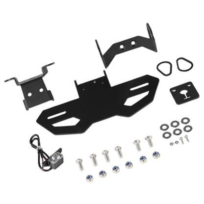 MACHSWON Motorcycle Number License Plate Bracket LED Light, Compatible with Yamaha MT-07 2014-2024, FZ-07 2014-2020, YZF-R7 2021-2025, 1 Set